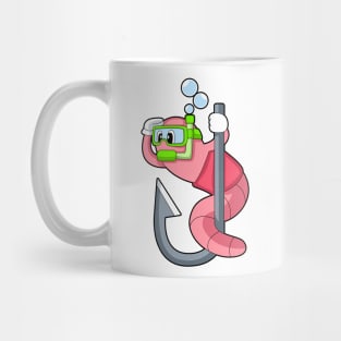 Worm Fisher Fishing hook Fishing Mug